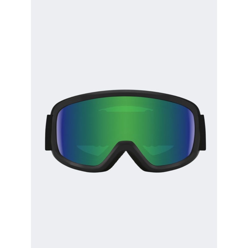 Smith Snowday Kids Skiing Goggles Black/Green Sol