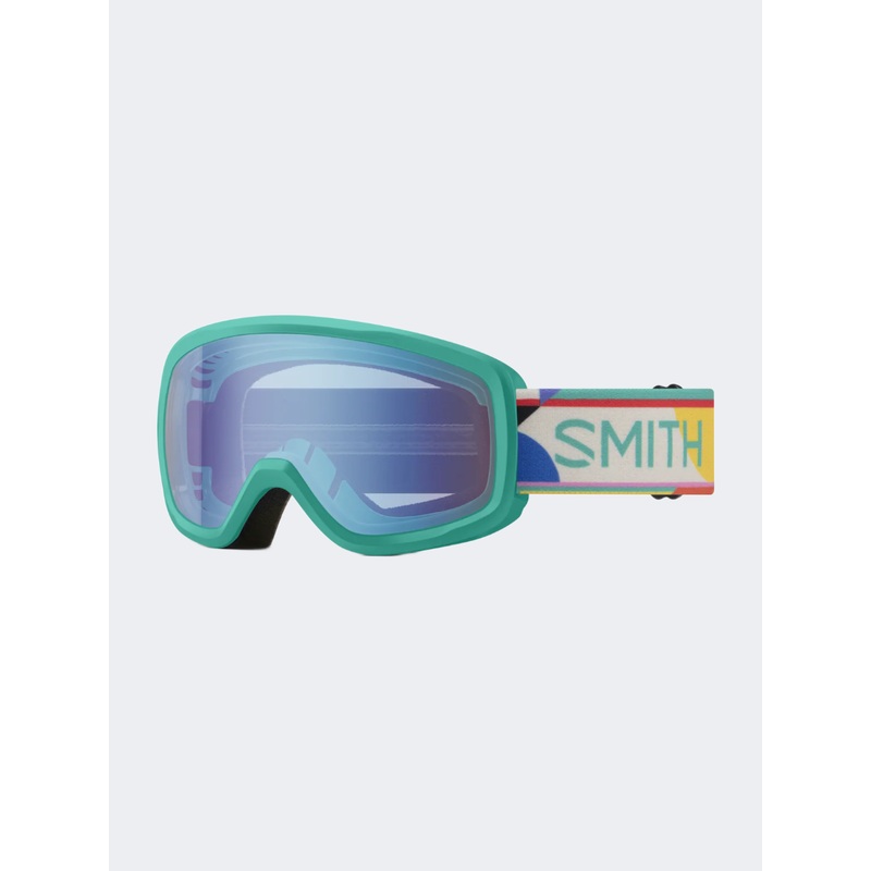 Smith Snowday Kids Skiing Goggles Jade Formations/Blue