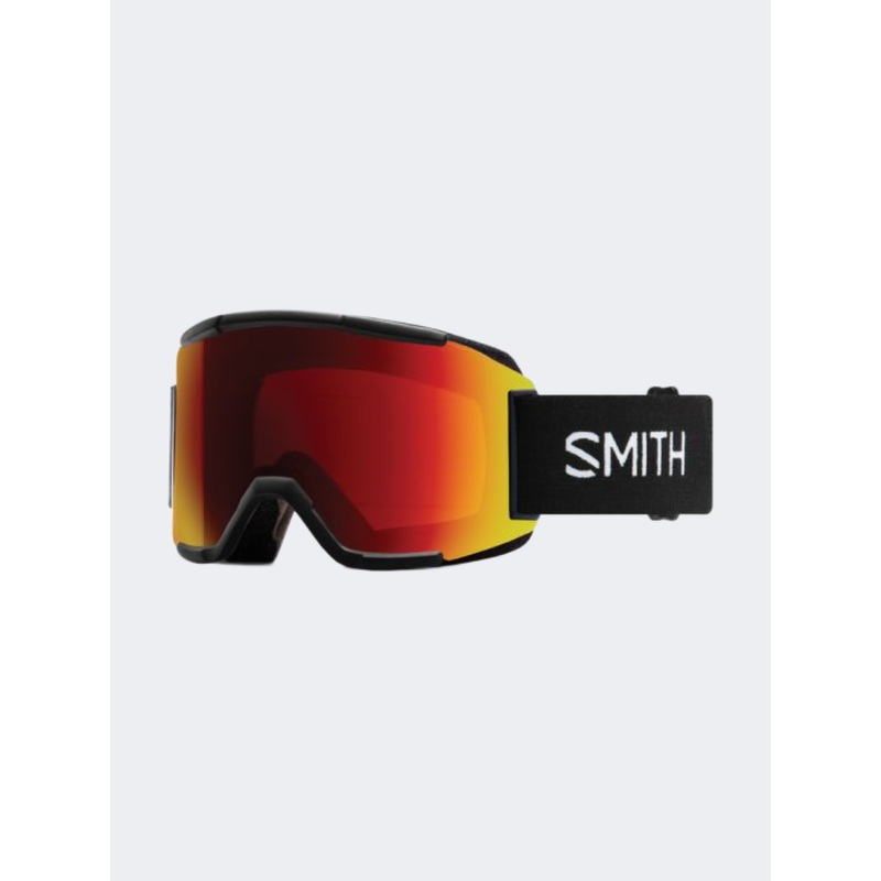 Smith Squad Unisex Skiing Goggles Black/Cp Sun Red