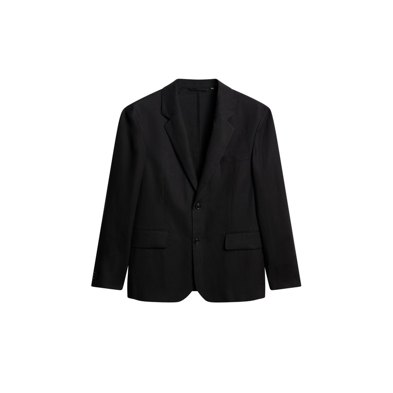 Alban U Super Linen Blazer / Black