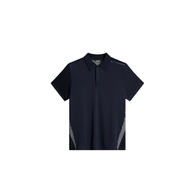 Aleks Hybrid Knit Polo Shirt / JL Navy