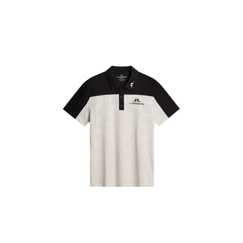 Anders Tour Mesh Slim Fit Polo / Black