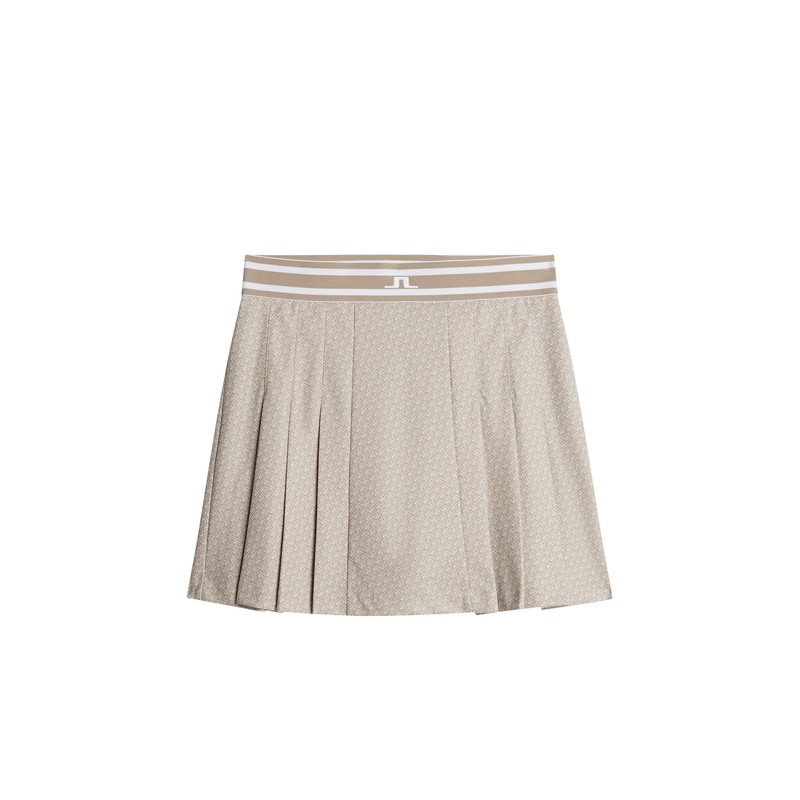 Harlow Print Skirt / Shadow Bridge Khaki S