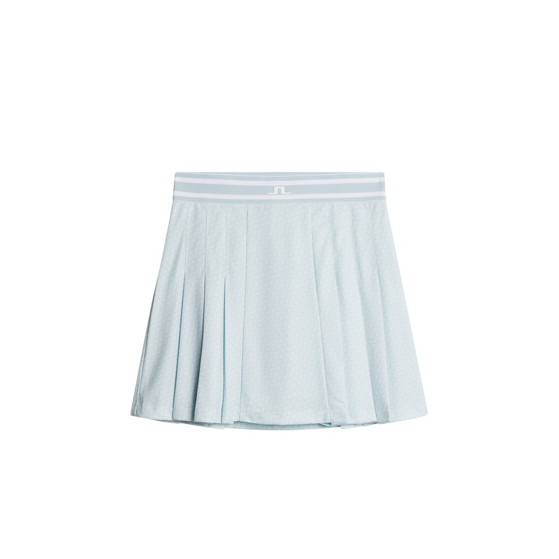 Harlow Print Skirt / Shadow Bridge Winter Sky S