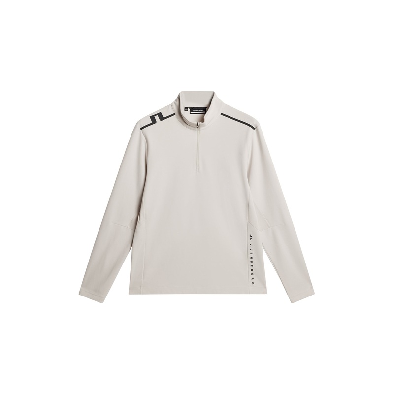 Leon Quarter Zip Mid Layer / Moonbeam