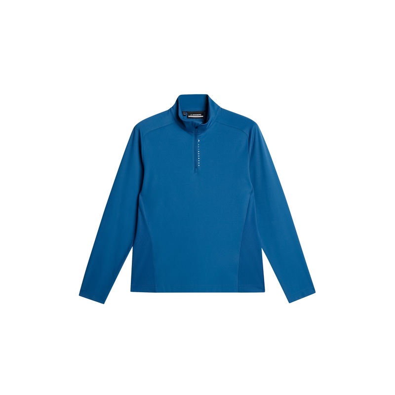 Mathias Zip Mid Layer / Dark Blue