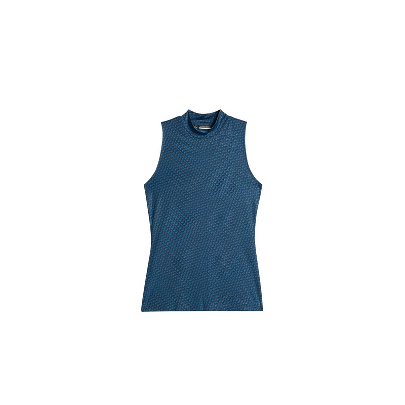 Siana Sleeveless Top / Shadow Bridge Navy S