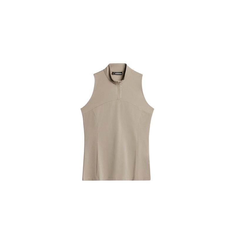 Tiana Sleeveless Top / Vintage Khaki