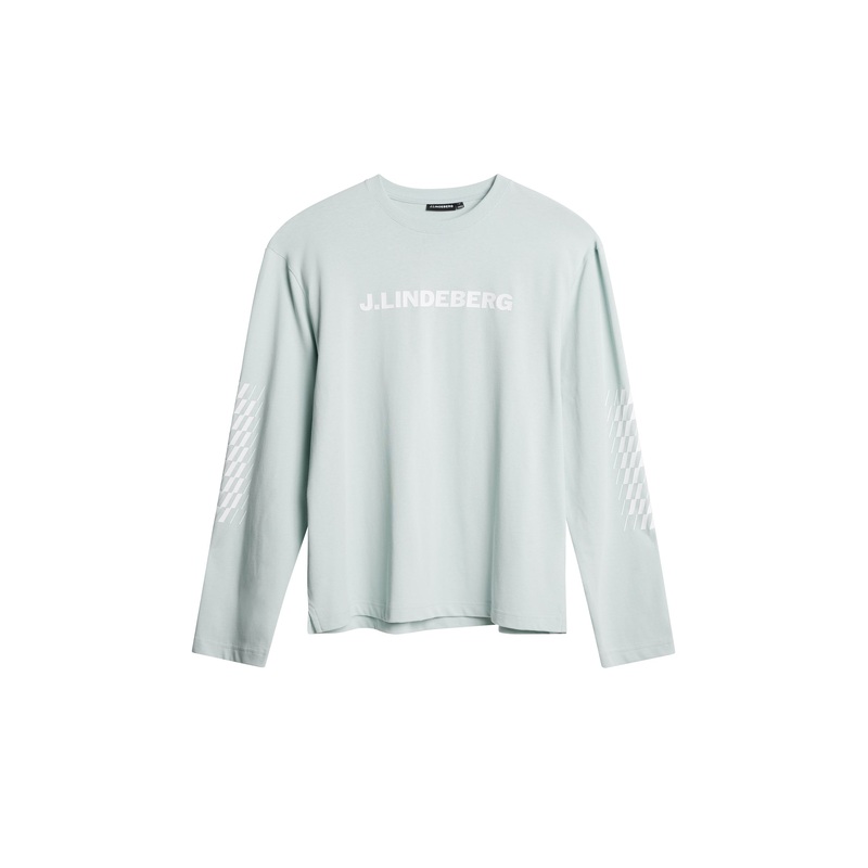 Walsh LS Print T-shirt / Winter Sky