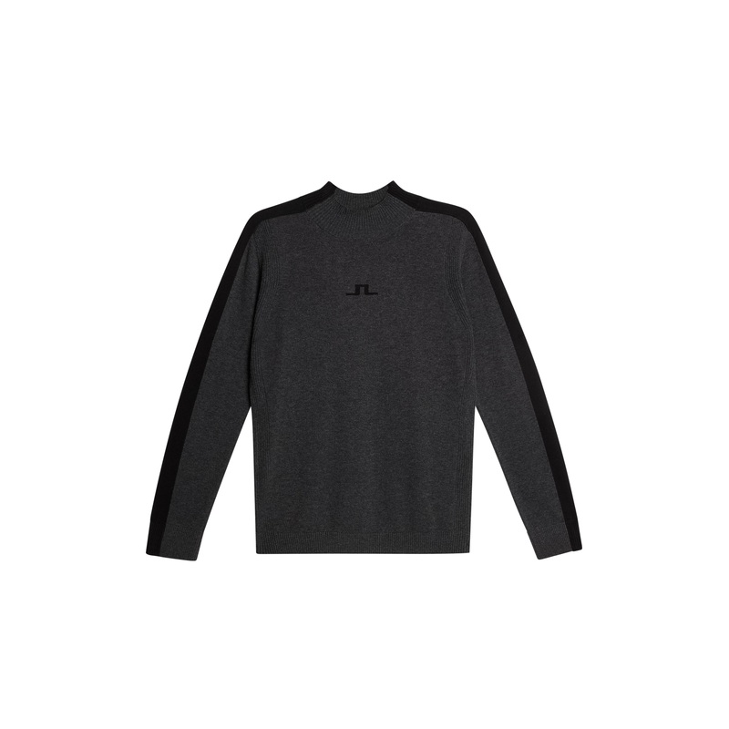 Adeline Knitted Sweater / Dark Grey Melange