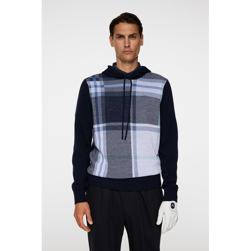 Karl Merino Hoodie DPWT / Tartan Navy