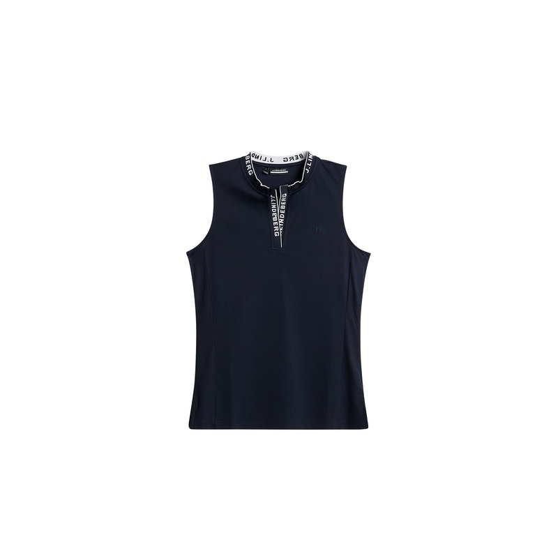 Leya Sleeveless Top / JL Navy