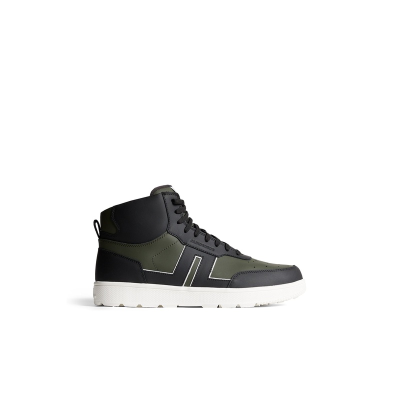 Ace High-Top Golf Sneaker / Forest Green