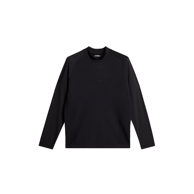 Gael Hybrid Knit Sweater / Black