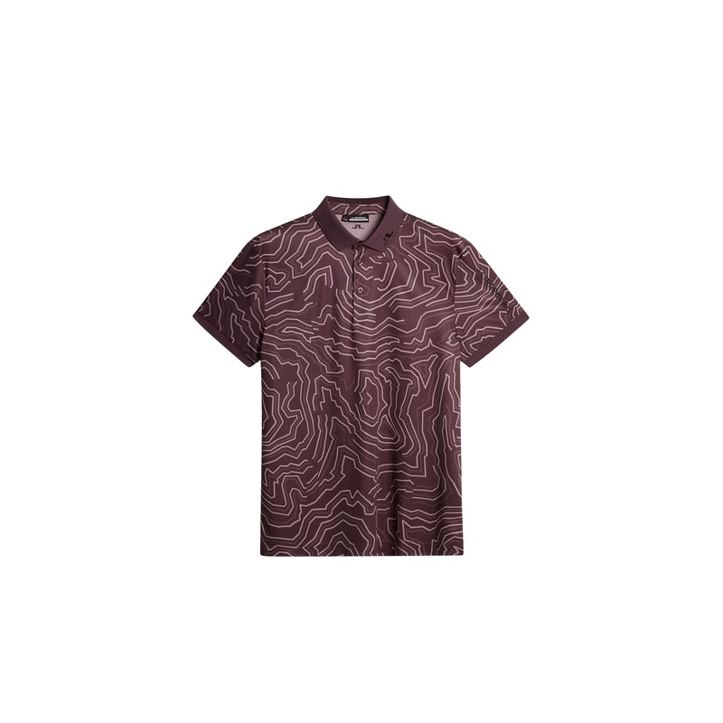 Tour Tech Print Polo / Topo Huckleberry L
