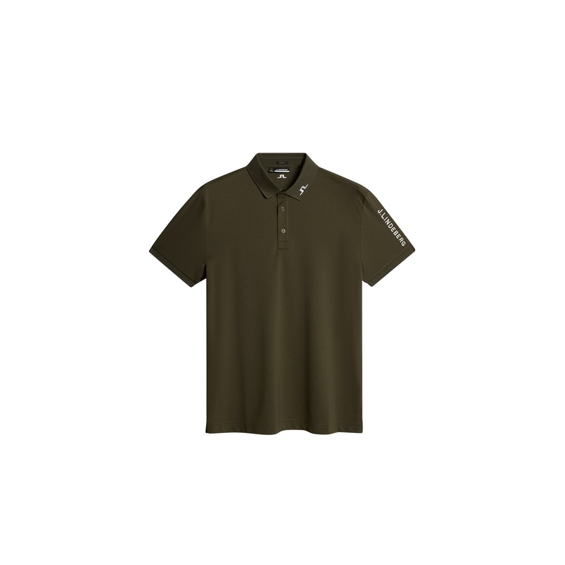 Tour Tech Slim Fit Polo / Forest Green