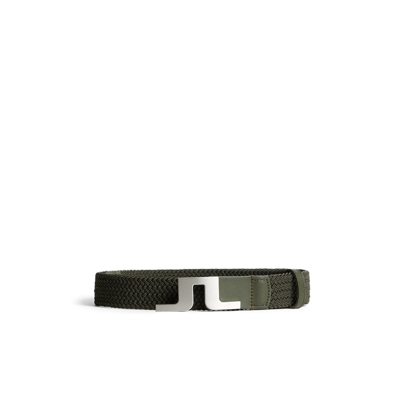 Berry Elastic Belt / Forest Green