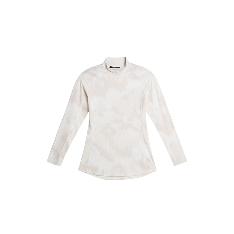 Ella Print Compression Top / Warp Gray Lilac L