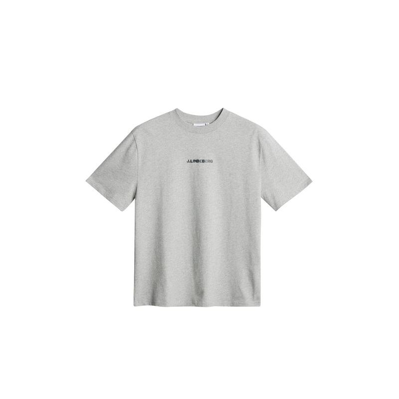 Hale Heavy Logo T-shirt / Light Grey Melange