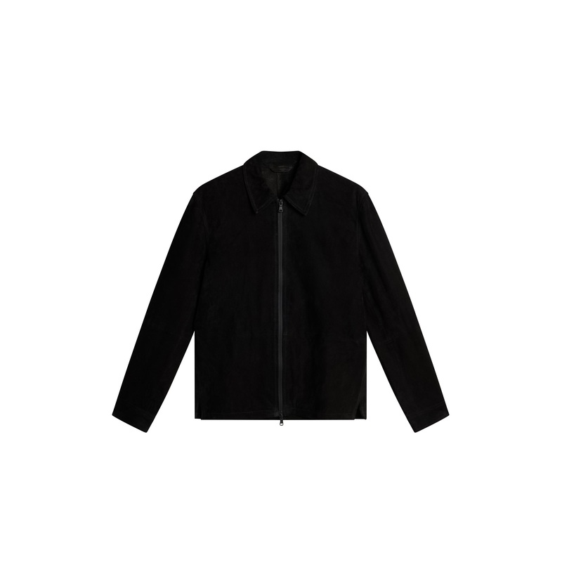 Jase WR Suede Overshirt / Black