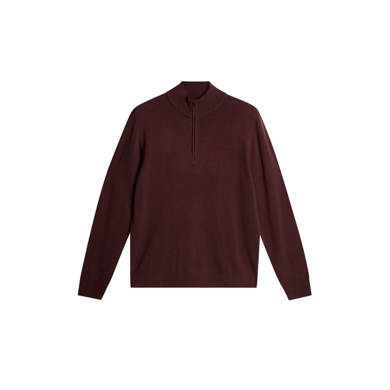 Kiyan Merino Quarter Zip / Huckleberry