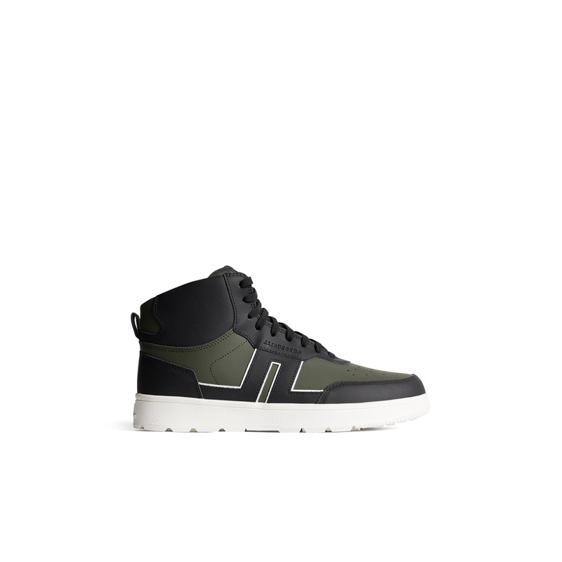 Ace High-Top Golf Sneaker W / Forest Green