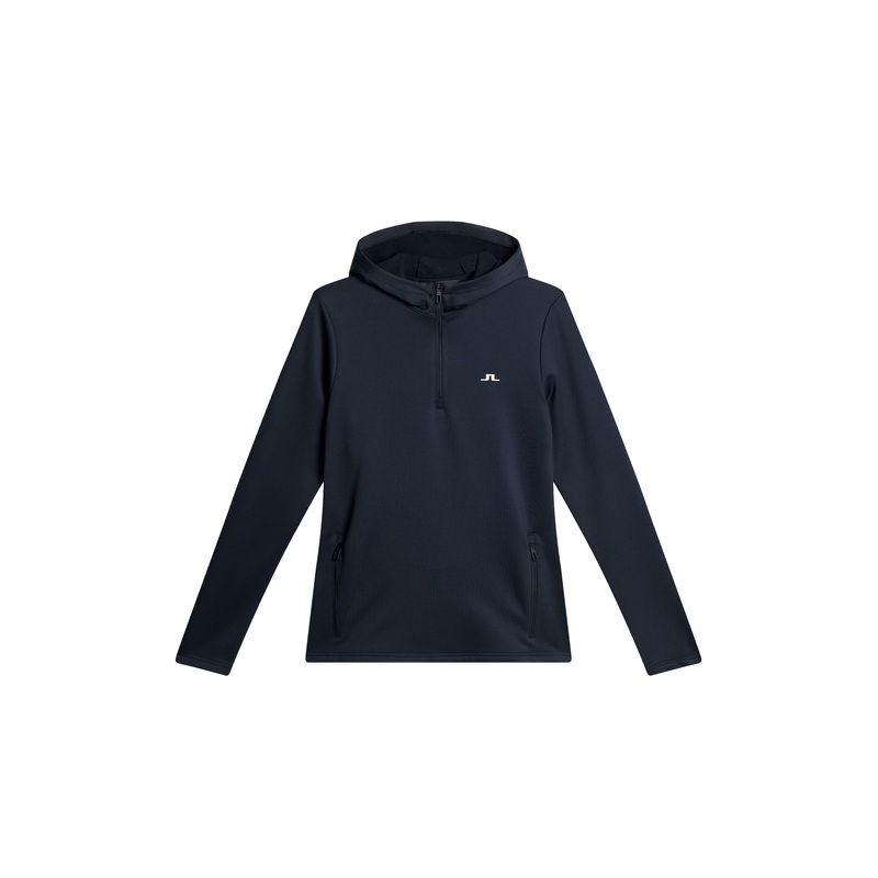 Aerialle Quarter Zip Hood / JL Navy