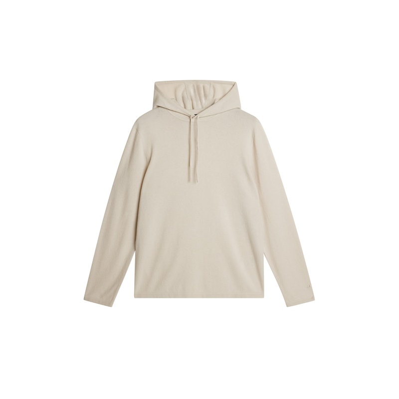Kolton Cashmere Hoodie / Moonbeam