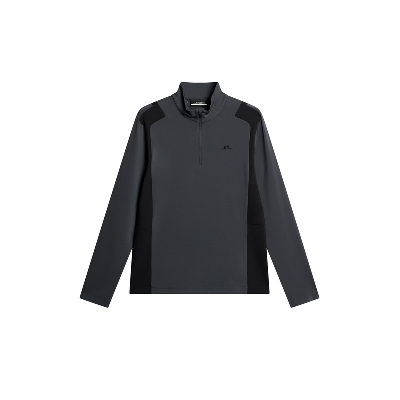 Lukas Quarter Zip Mid Layer / Asphalt