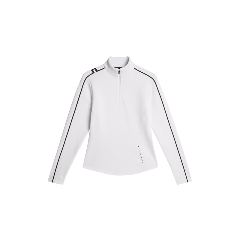 Nefe Quarter Zip Mid Layer / White