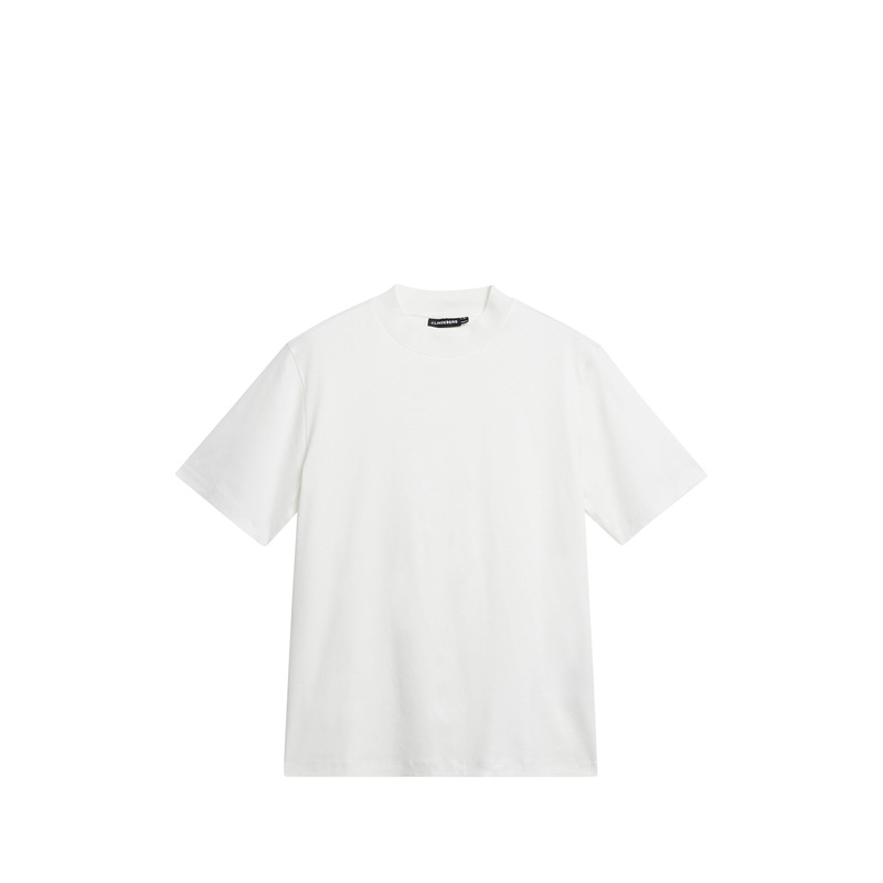 Ace Mock Neck T-shirt / White