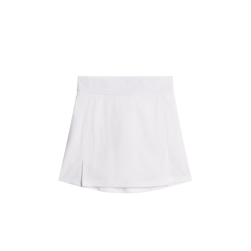 Amelie Mid Golf Skirt / White