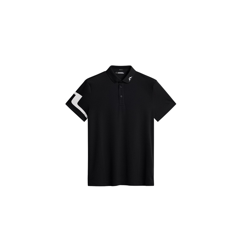 Heath Regular Fit Golf Polo / Black