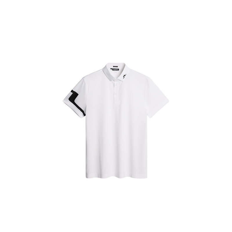 Heath Regular Fit Golf Polo / White
