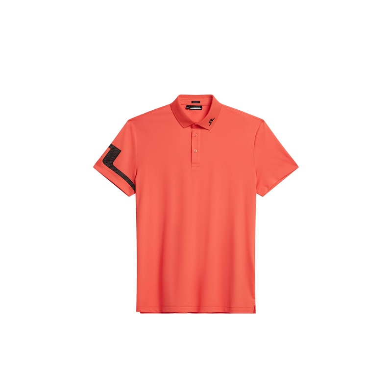 Heath Regular Fit Polo / Hot Coral