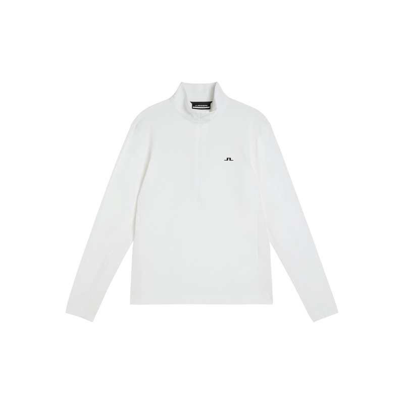 Luke Half Zip Mid Layer / White