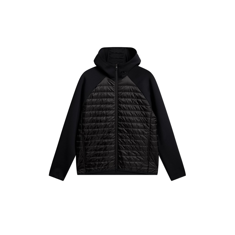 Hayden Quilt Hybrid Hood / Black