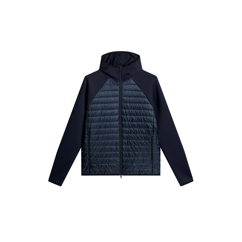 Hayden Quilt Hybrid Hood / JL Navy