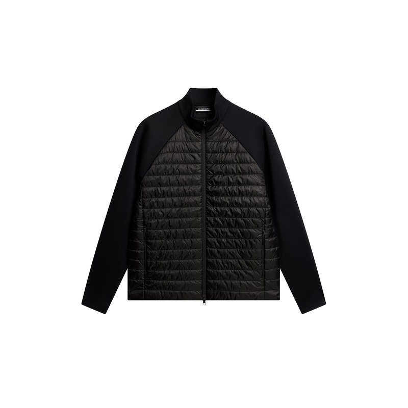 Hayden Quilt Hybrid Jacket / Black