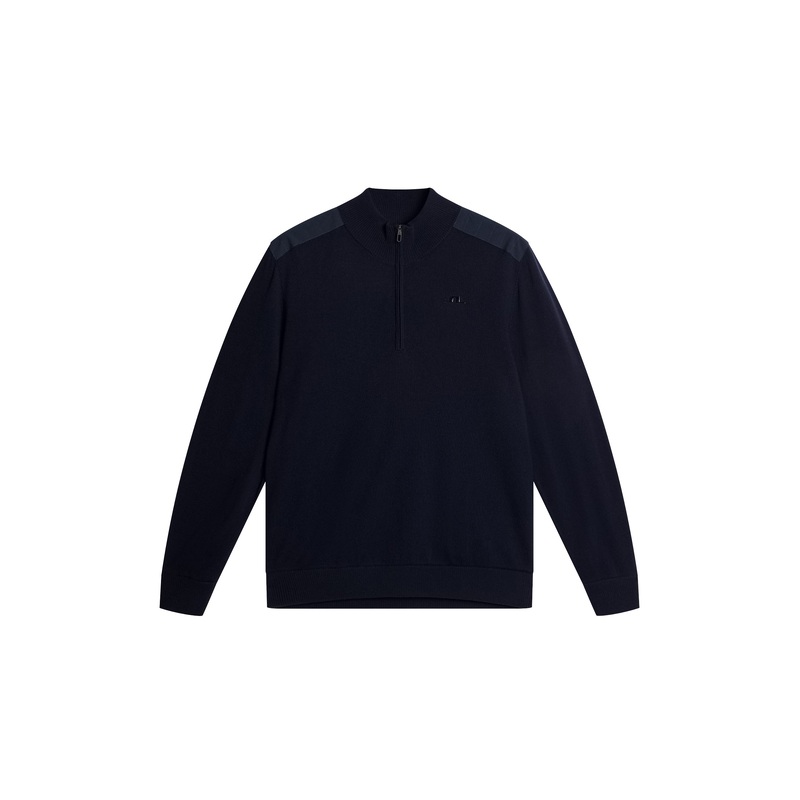 Jeffrey Windbreaker Sweater / JL Navy