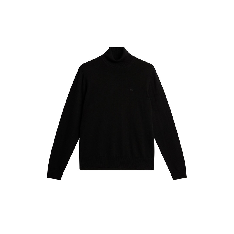 Kaden Merino Turtle Neck / Black