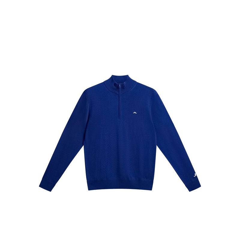 Kian Zipped Sweater / Sodalite Blue