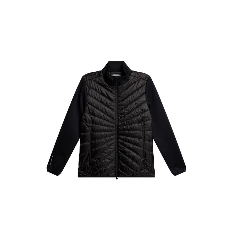 Madde Quilt Hybrid Jacket / Black