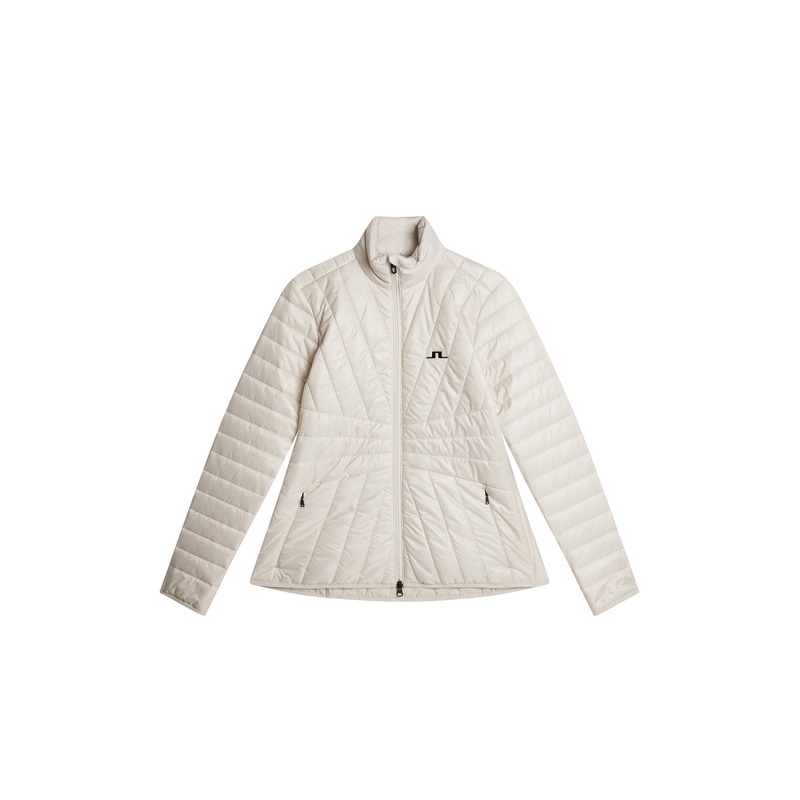 Marble Quilted Jacket / Moonbeam