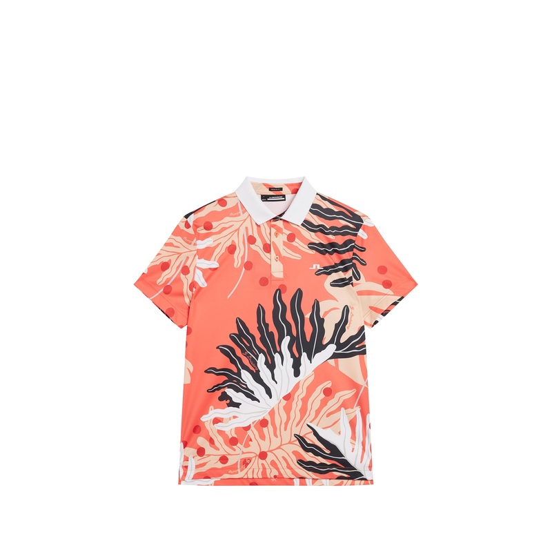 Martin Print Regular Fit / Paradise Monstera Coral