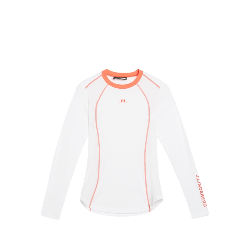 Amelia LS  Top / White