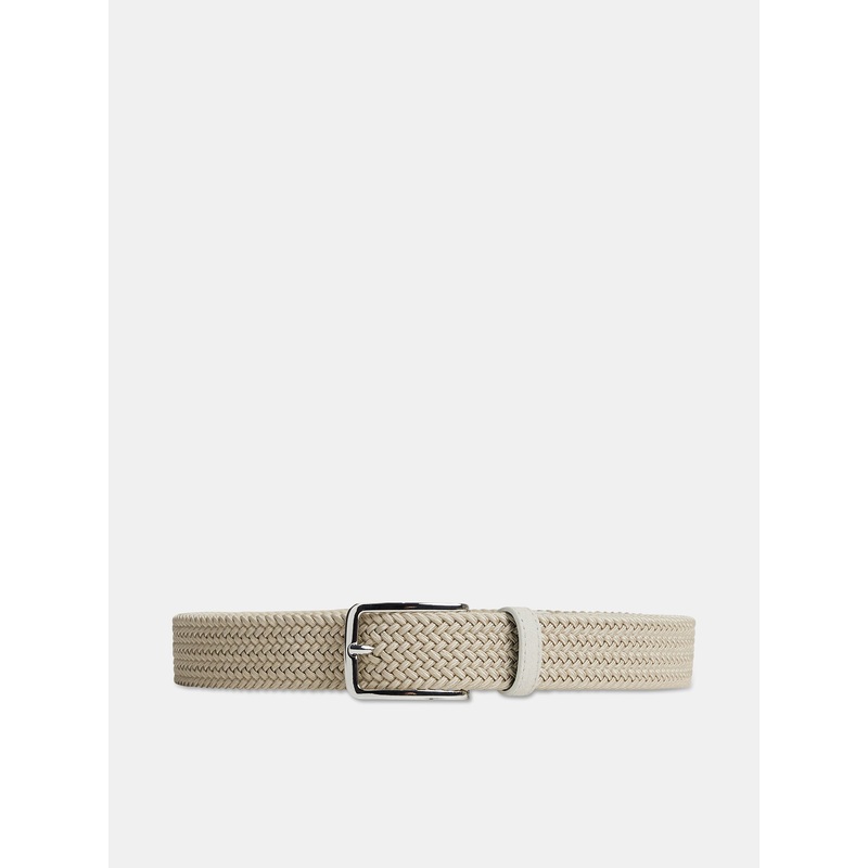 Ben Braided Elastic Belt / Moonbeam