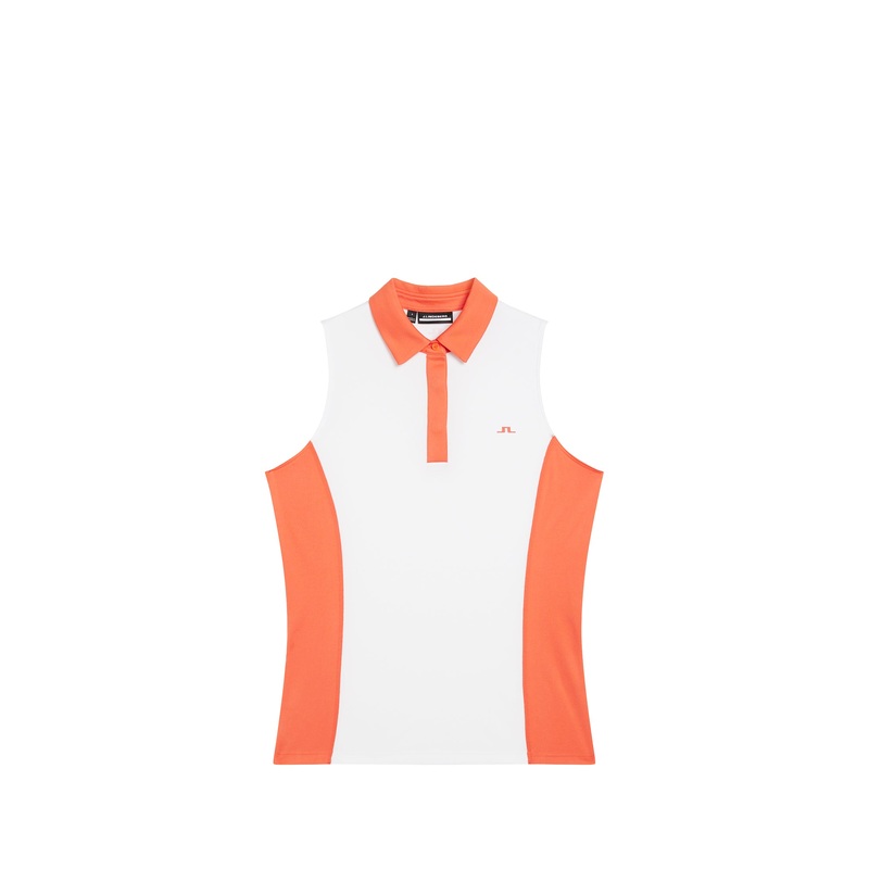 Edna Sleeveless Top / White