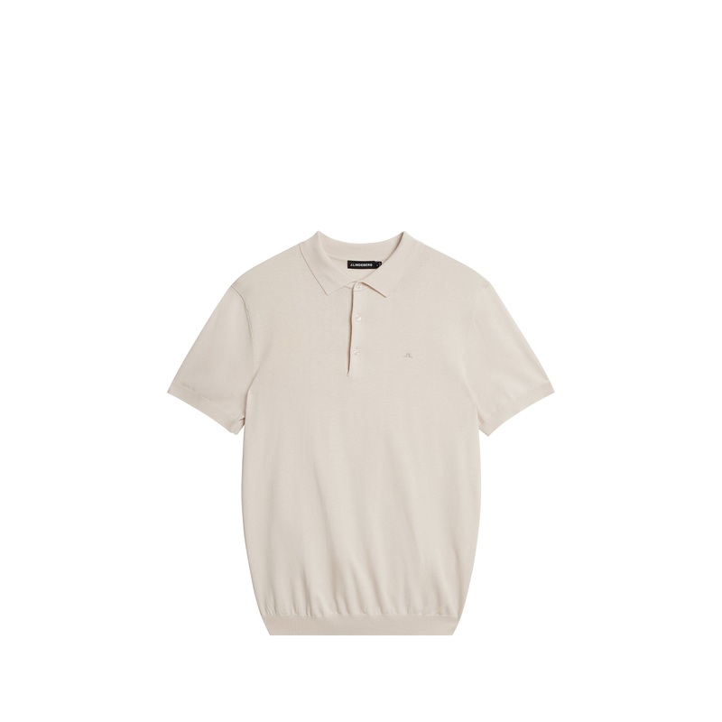 Ridge Rayon Silk Polo / Moonbeam