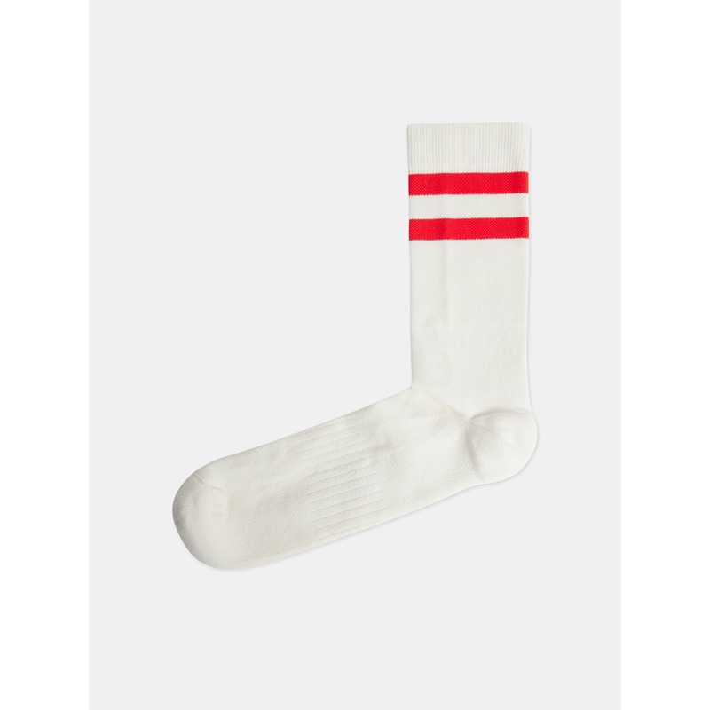 Slade Stripe Sock / Cloud White